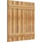 Ekena Millwork Spaced Board-n-Batten Shutters, Rough Sawn Western Red Cedar, 34 3/4W x 35H, PR RBS06S35X035RWR - alternate 5